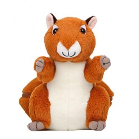 LOSOO Peluche écureuil, Peluche écureuil en Peluche, Mignon Peluches Moelleux Cadeaux en Peluche écureuil en Peluche Animal e