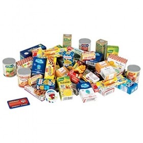 Theo Klein- Kit en Ligne daccessoires pour supermarché avec des Produits français, 7206, Mulitcolor
