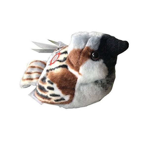 Wild Republic Moineau Domestique, Animal en Peluche avec Son, Cadeaux pour Enfants, 13 cm