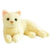 URFEDA Peluche Chat Réaliste, Animaux en Peluche De Chat Doux, Mignon Simulation en Peluche en Peluche Chats Jouets Chat Poup