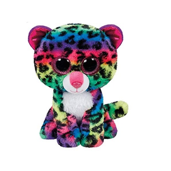 Ty - TY37189 - Beanie Boos - Peluche Dotty Le Léopard 15 cm