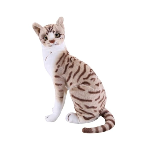 Uposao 30cm Animal en Peluche de Chat RéAliste Mignon Simulation en Peluche en Peluche Chats Jouets Chat PoupéEs Table DéCor 