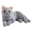 Uposao 30cm Animal en Peluche de Chat RéAliste Mignon Simulation en Peluche en Peluche Chats Jouets Chat PoupéEs Table DéCor 