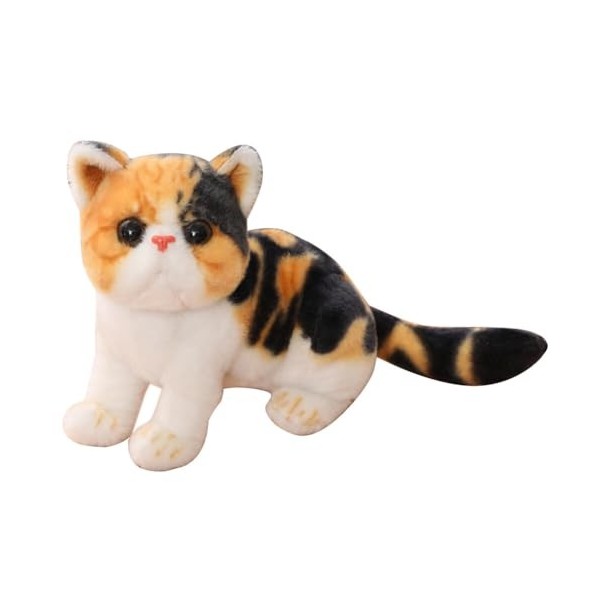 Uposao 30cm Animal en Peluche de Chat RéAliste Mignon Simulation en Peluche en Peluche Chats Jouets Chat PoupéEs Table DéCor 