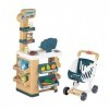 Smoby - Marchande - Supermarché pour Enfant - Chariot de Course Inclus - Fonctions Electroniques - 34 Accessoires - 350238