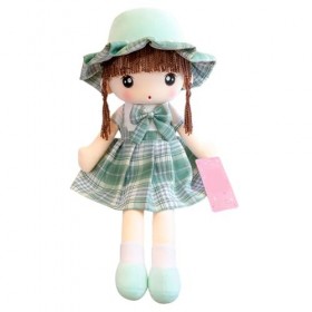 Poupée de Chiffon Fille Mignon Jouet en Peluche Bébé Douce Poupée Princesse Chapeau Et Vêtements Chiffon Doudou Jouets en Pel