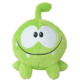 Hopowa Grenouille Peluche Kawaii Om Nom Grenouille Peluche Drôle Grenouille Peluche Couper la Corde Figure Jouet, 20 cm