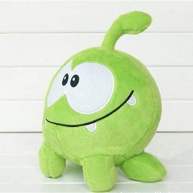 Hopowa Grenouille Peluche Kawaii Om Nom Grenouille Peluche Drôle Grenouille Peluche Couper la Corde Figure Jouet, 20 cm