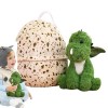 Peluche D’Oeuf De Dinosaure | Bébé Dino dans Un Œuf | Jouets en Peluche Dinosaures | Oreiller en Peluche Dinosaure Multifonct