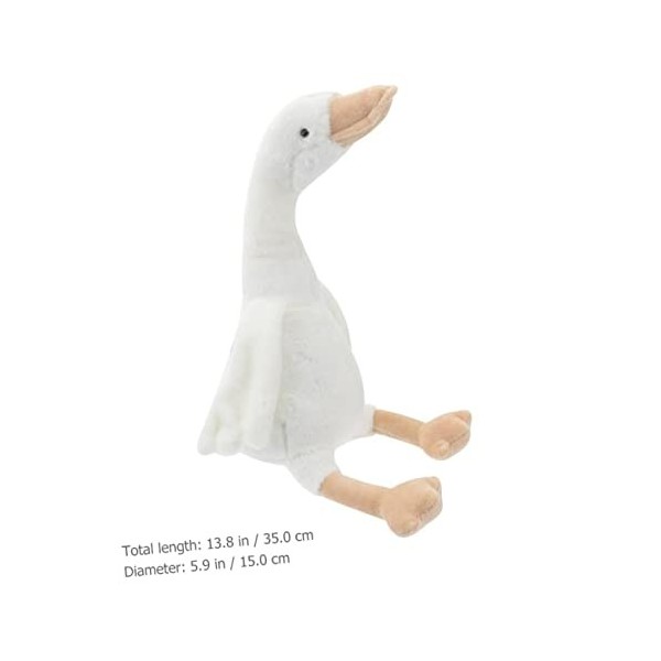 Totority Poupée De Simulation De Cygne Mignon Canard en Peluche Canard Farci Géant Poupée en Peluche Doie Poupée Danimaux De 