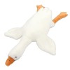 Ejoyous Cygne - Doudou - Oie - Peluche géante - Oie blanche - Oreiller mignon pour le bureau, la maison, les voyages, la cham