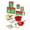 Melissa & Doug Jeu de pâtes et accesoires cuisine, Jouet éducatif et créatif, Jouet Montessori, Aliments en bois pour enfants