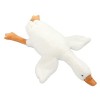 Ejoyous Cygne - Doudou - Oie - Peluche géante - Oie blanche - Oreiller mignon pour le bureau, la maison, les voyages, la cham