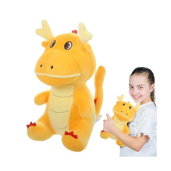 MCGOS Jouet de Mascotte de l’année 2024 | Peluches Dragon du Nouvel an Chinois pour 2024 | Peluches atmosphériques de l’année