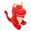 Hudhowks Année du Dragon Peluche - Poupée Dragon Chinois en Peluche Courte 2024 - Jouet de Dessin animé Dragon année, Doux po