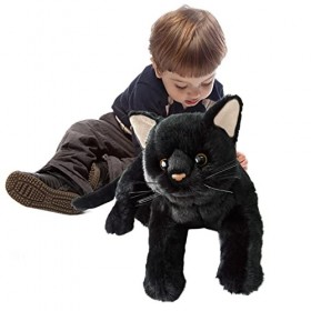 Jouet En Peluche Chat Noir, Mignon Chaton En Peluche Pour Enfants Bébés Filles | Chat En Peluche Pour Tout-petits, Anniversai