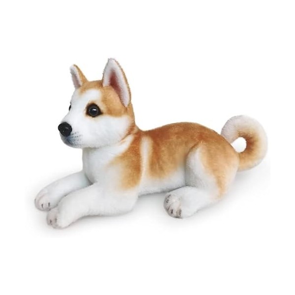 NGUMMS Corgi Plush Oreiller Shiba Inu Étreindre Oreiller Peluche Doux Peluche Shiba Inu Endormi Confort Coussin Jouet Moelleu