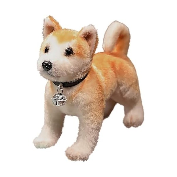 NGUMMS Corgi Plush Oreiller Shiba Inu Étreindre Oreiller Peluche Doux Peluche Shiba Inu Endormi Confort Coussin Jouet Moelleu