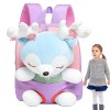 Bavokon Sac à dos en peluche,Sac à dos en peluche pour animaux en peluche Little Doll - Sac à bandoulière préscolaire voyage 