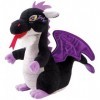 Trudi - 52428 - Peluche - Mini Dragon - Noir - 14 Cm