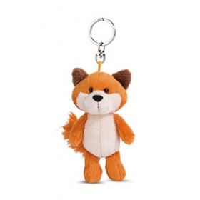 NICI Renard Fridalie 10 cm Orange-Pendentif Animal câlin Durable lanière, Anneau Porte-clés, 49140