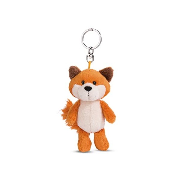 NICI Renard Fridalie 10 cm Orange-Pendentif Animal câlin Durable lanière, Anneau Porte-clés, 49140