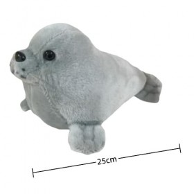 LAARNT 25cm Mignon Phoque Jouet en Peluche, Phoque Animal De Mer PoupéE Douce en Peluche, Oreiller Coussin Doux pour Enfant A