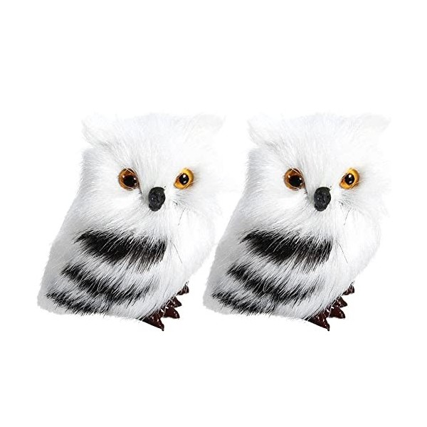 Stakee 2pcs Mini Hibou Peluche Jouet Mini Simulation De Jouet en Peluche Jouets Animaux Mignons en Peluche Jouets Animaux Fêt