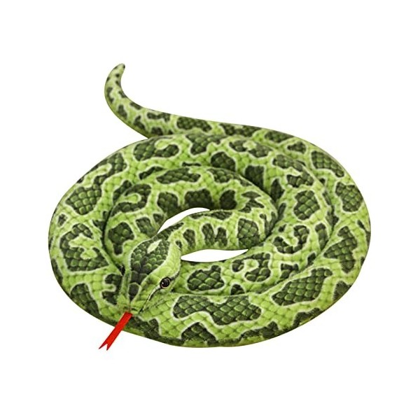 Jasufud Jouet Serpent en Peluche | Serpent en Peluche réaliste Lavable - Jouet en Peluche Grand Serpent Simulation pour des E