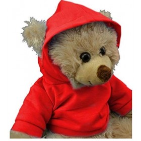 Stuffems Toy Shop Rouge à Capuche T-Ours en Peluche Vêtements Convient Plus 14 « -18 » Build-a-Bear et Faire Vos Propres Anim