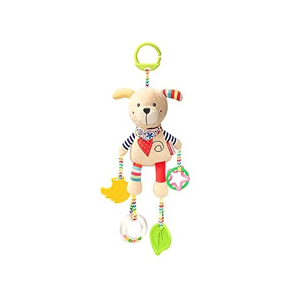 Jouet dactivité pour bébé, mignon hochet en peluche avec cloche et crochet Animal suspendu jouet bébé poussette jouet jouets 