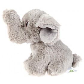 Aurora, 35067, Eco Nation Mini Éléphant, 13cm, Peluche, Gris