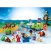 Playmobil 1 2 3-9391 - Calendrier Avent 1.2.3 Père Noël Animaux forêt Coloré