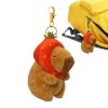 Porte-clés en peluche Capybara | 1/3 Pcs Capybara Peluches Poupée | Porte-clés mignon en peluche Capybara en peluche | Figuri