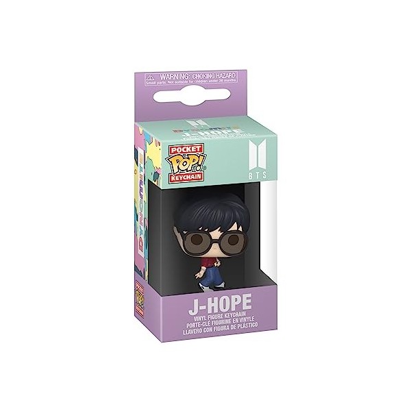 Funko Pop! Keychain: BTS - Dynamite - J-Hope - Mini-Figurine en Vinyle à Collectionner Porte-clés Fantaisie - Cadeau de Noël 