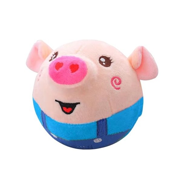 Dicetris Jouet Interactif en Peluche Chien pour Enfan-TS, Jouet de Cochon Parlant, Jouet Interactif pour Enfan-TS, Jouet en P