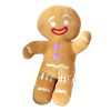 1/2 poupée en peluche douce souriante en pain dépices, bonhomme en pain dépices en peluche mignon biscuit SHR-ek en peluche