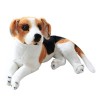 30cm Dalmatien en Peluche Debout Chien en Peluche Blanc Noir Dalmatien Lévrier Rottweiler en Peluche Poupée Animal en Peluche