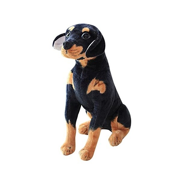 30cm Dalmatien en Peluche Debout Chien en Peluche Blanc Noir Dalmatien Lévrier Rottweiler en Peluche Poupée Animal en Peluche