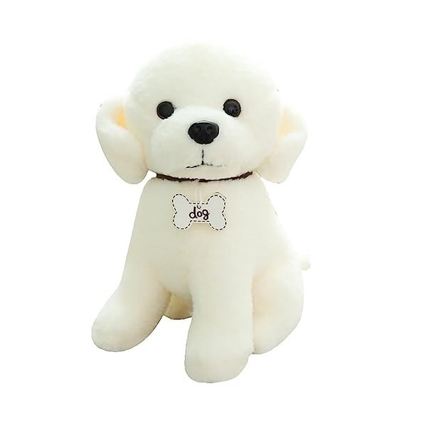 Katutude Chien en Peluche Doux Et Réaliste, Chiot Jouets en Peluche Animaux Chien en Peluche pour Enfants Simulation Peluche 