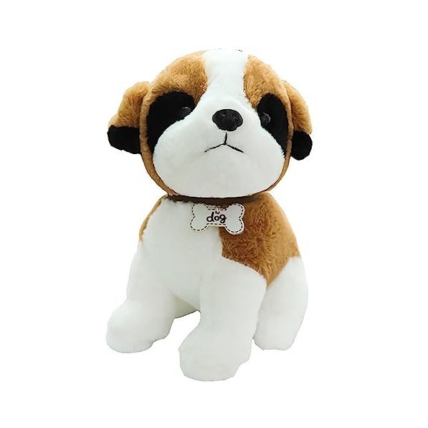 Katutude Chien en Peluche Doux Et Réaliste, Chiot Jouets en Peluche Animaux Chien en Peluche pour Enfants Simulation Peluche 