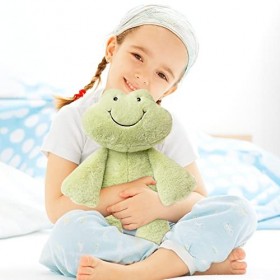 URFEDA Peluche Grenouille Kawaii, Adorable Image de Dessin animé Jouet Doux Étreinte Oreiller Mignon Animal en Peluche Rainet