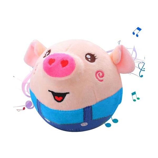 Jouet en peluche en forme danimal parlant – Jouet en peluche douce et chantante en forme de cochon parlant en peluche pour p