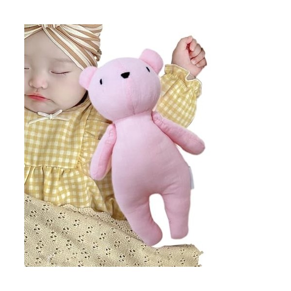 mingchengheng Poupées ours en peluche – Ours mignon et confortable lavable | Produits de décoration de fête dintérieur pour 