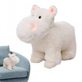 cypreason Peluche Hippopotame - Poupée Hippopotame en Peluche Moelleuse,Jouet Animal Mignon pour pour étreindre accompagnant 