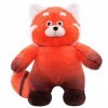 Nesloonp Peluche Jouet Peluche Panda Rouge Mei, très Doux Remplissage Coton Plush Toy Peluche Jouet pour Enfant pour Enfants 