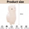 KreEzi Peluche Alpaga, Jouet Lama alpaga Doux et Moelleux, Mignon Alpaga Peluche Poupée, Animaux Oreiller Cadeaux pour Garçon