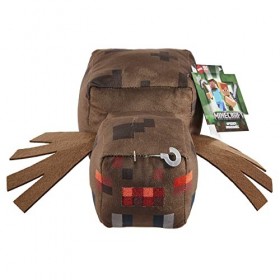Minecraft Assortiment Peluches 20 Cm À L’Effigie des Personnages Inspirés du Jeu Vidéo, Fabriquées avec Matériaux Haut De Gam