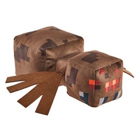 Minecraft Assortiment Peluches 20 Cm À L’Effigie des Personnages Inspirés du Jeu Vidéo, Fabriquées avec Matériaux Haut De Gam