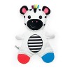 Baby Einstein, Peluche dEveil à Clip Sensory Play, Zen le Zèbre, Jouet Premier Age, Dès la Naissance